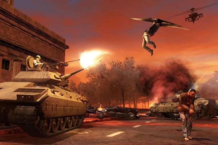 A scene from "Prototype" (PS3, PC, Xbox 360) from Radical Entertainment, Activision.