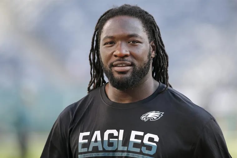 Eagles running back LeGarrette Blount is at peace with his situation. YONG KIM / Staff Photographer