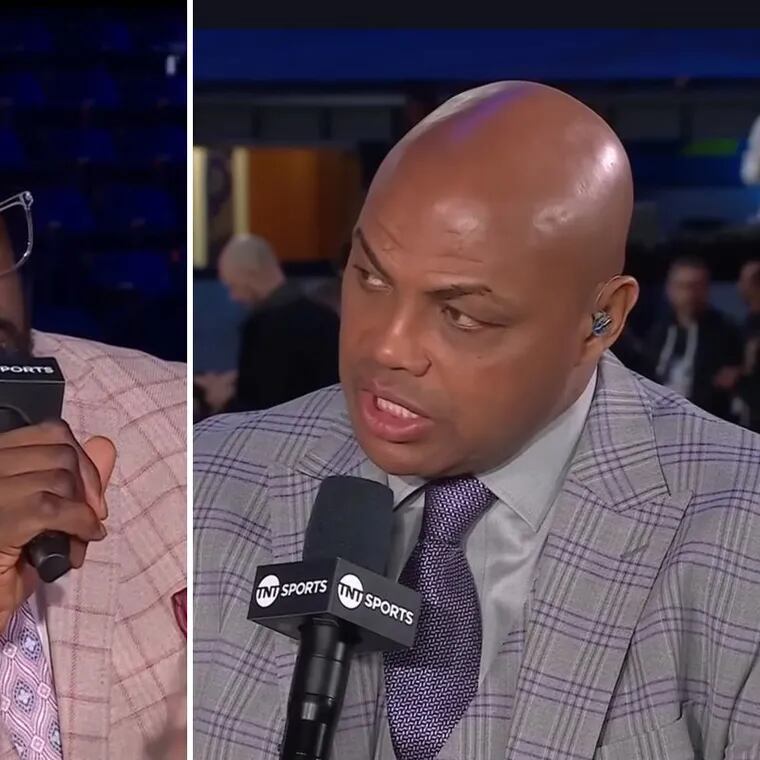 Former NBA greats Shaquille O'Neal (left) and Charles Barkley are known for going after one another on TNT's "Inside the NBA."