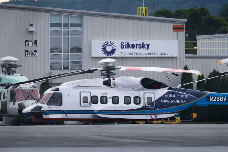 Sikorsky Global Helicopter came to Coatesville in 2005. The plant makes helicopters for oil and gas exporation — and the president — but is slated to close at year's end.