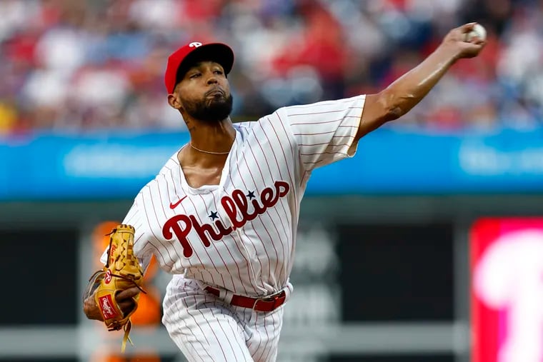 Cristopher Sanchez of the Philadelphia Phillies delivers a pitch against the St. Louis Cardinals during the first inning of a game at Citizens Bank Park on August 25, 2023. (Photo by Rich Schultz/Getty Images)