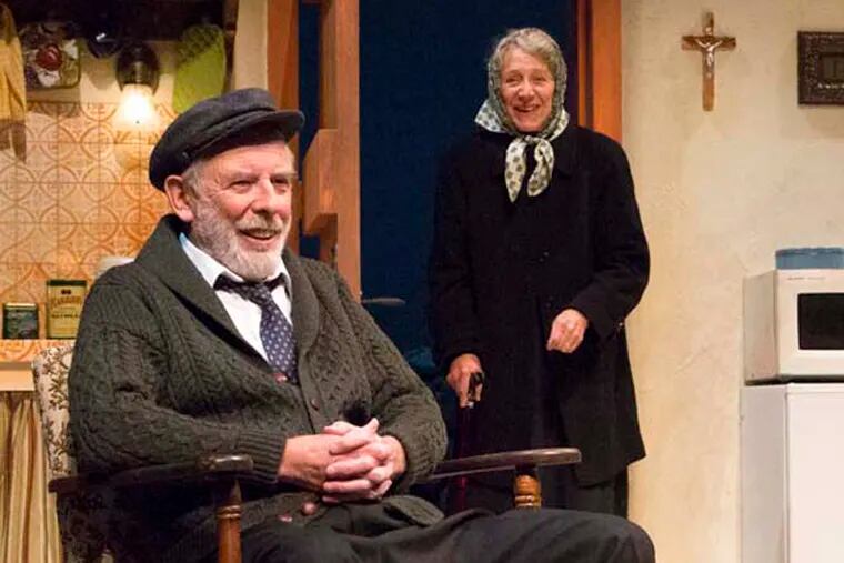 David Howey and Beth Dixon in Philadelphia Theatre Company's production of John Patrick Shanley's "Outside Mullingar" running November 28 through December 28. Tickets are available by calling (215) 985-0420 or visiting PhiladelphiaTheatreCompany.org.