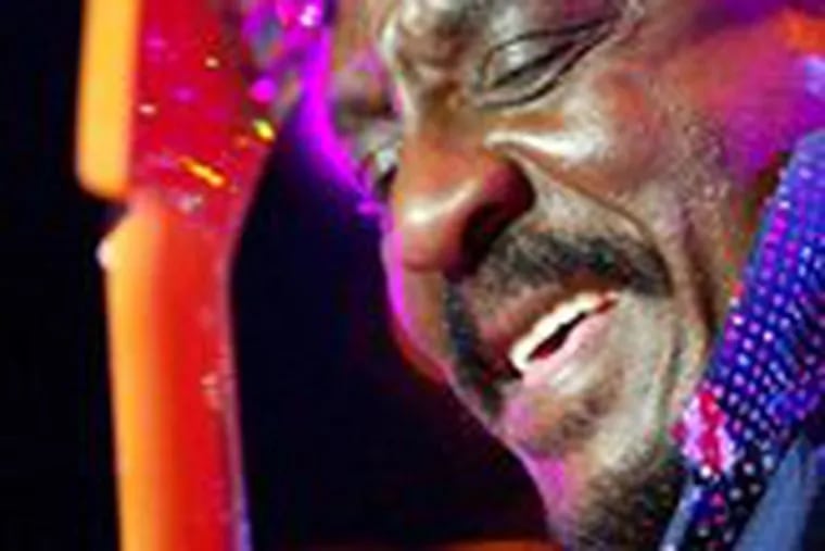 Ike Turner performing in 2002.He died yesterday at age 76.