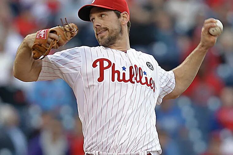 Phillies starting pitcher Cliff Lee. (Laurence Kesterson/AP)