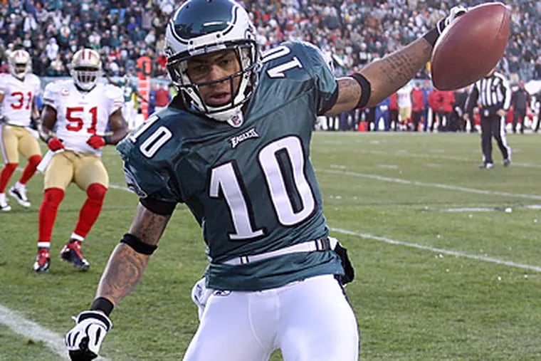 The Eagles are unlikely to restructure DeSean Jackson's contract. (Yong Kim / Staff Photographer)