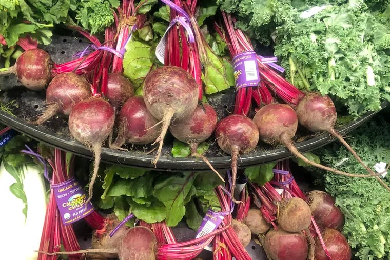 Beets for sale at the ShopRite in Cherry Hill on May 11, 2020. Reps. Glenn "GT" Thompson and Dwight Evans of Pennsylvania have introduced a bill to expand emergency relief for grocery store workers.