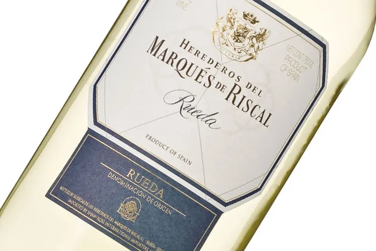 Rueda Herederos de Marqués de Riscal.  Rueda is turning heads with its sleek, citrusy wines featuring the local verdejo grape. (Courtesy photo)