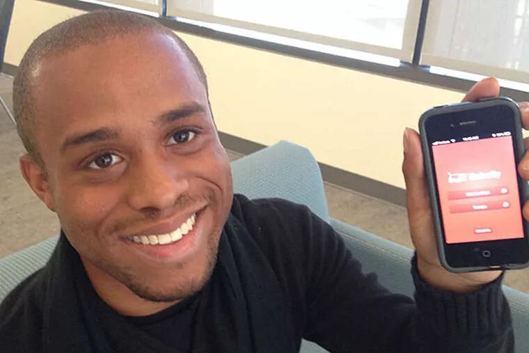 Christopher Gray's own difficulty in researching college scholarships led him to create Scholly, a smartphone app that aggregates scholarship data. (Michael Hinkelman/Staff)