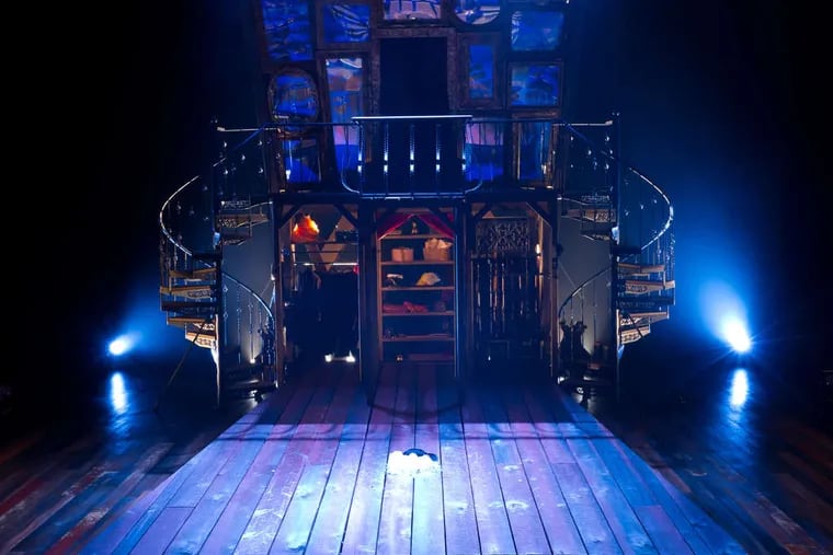 Weaver's lighting design for Arden Theatre's production of &quot;Cyrano&quot; last year. On a whim, he applied for the job of artistic director of the Flashpoint Theater Company.