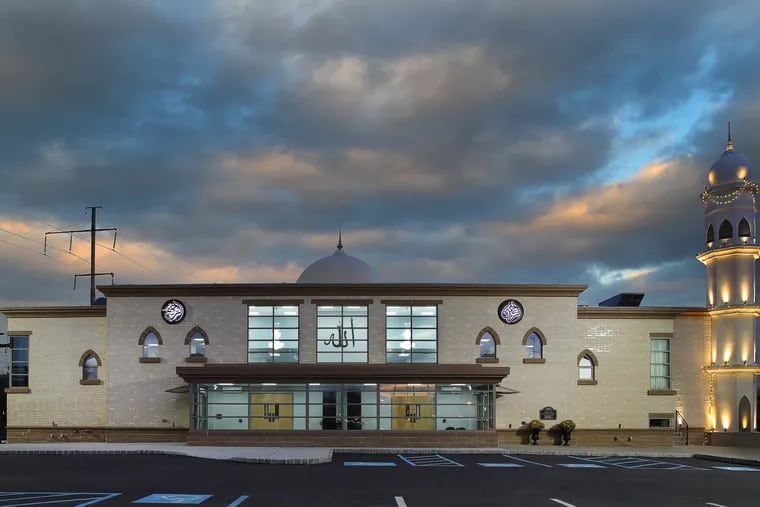 Visible from North Broad Street, the Ahmadiyya Mosque on Glenwood Avenue in North Philadelphia is the first purpose-built mosque in the city. It was designed by Rich Olaya of Olaya Studio.