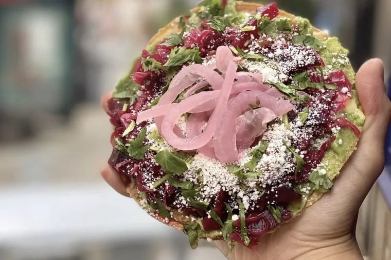 Tostadas are a big seller at El Merkury, which opened in Center City in spring 2018.