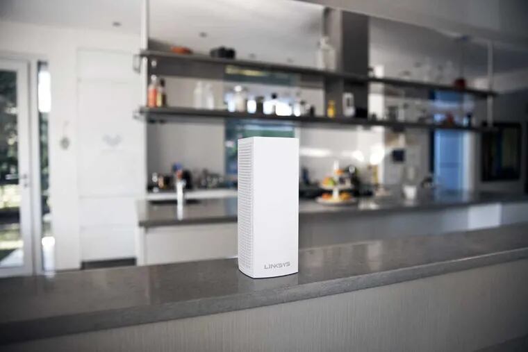 Linksys Velop nodes spread the WiFi you need, all around the house. And look pretty, too. A set of three will set you back about $500.