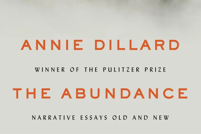 Annie Dillard's "The Abundance": Detail from the jacket cover.