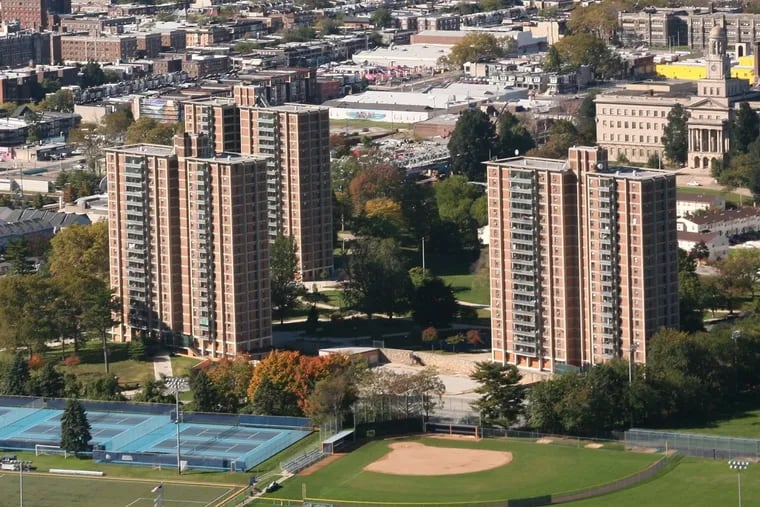 The West Park Apartments, built in 1964, sit on a nearly 12 acres in West Philadelphia.