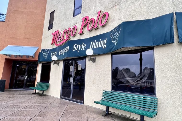 Marco Polo restaurant in Elkins Park Square, 8080 Old York Rd., which was damaged in by smoke and water from a fire on June 18, 2023.