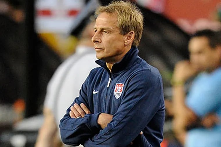 "We proved to [Brazil] that we can play with them, but we have to improve," Jurgen Klinsmann said. (Nick Wass/AP)