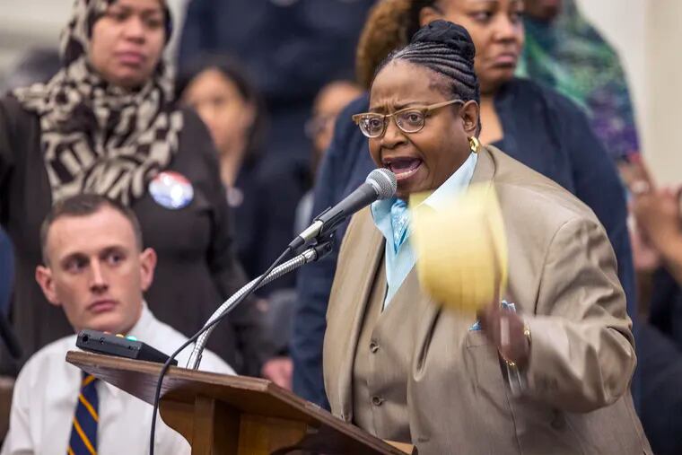 The Reverend Pam Willams berated Philadelphia City Council about its treatment of the black community in terms of gentrification during a council session last year. The pressures on minority communities from a surge of outside investment can be intense.