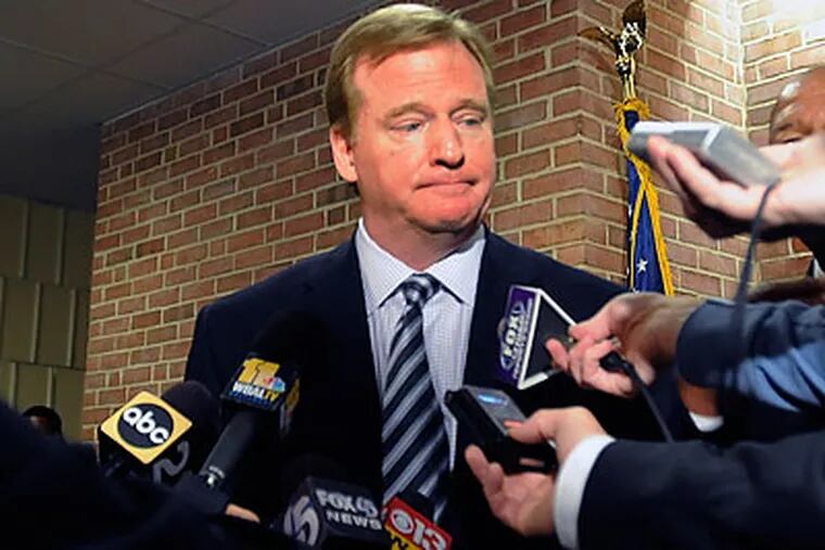 NFL commissioner Roger Goodell wants the league's drug testing program to include Human Growth Hormone. (Gail Burton/AP file photo)
