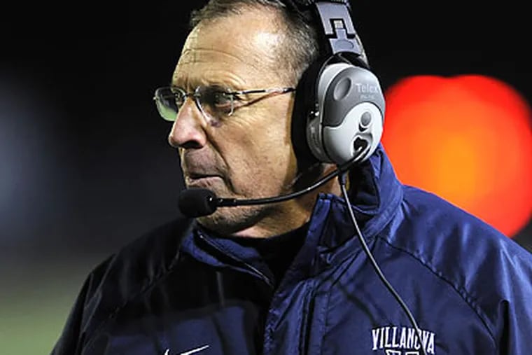 "I would say it was a million to one shot, really," Villanova football coach Andy Talley said of the chances that his career would play out the way it has. (Michael Perez/AP file photo)