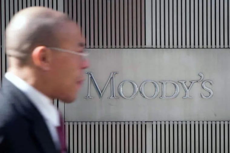 Municipal-bond buyers prefer Moody's Investors Service and Fitch over the rosier ratings of Standard & Poor's. (SCOTT EELLS / Bloomberg)