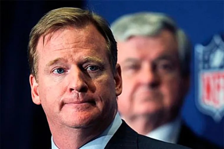 NFL Commissioner Roger Goodell and the owners are waiting on the players to vote on the new CBA. (AP Photo / John Bazemore)