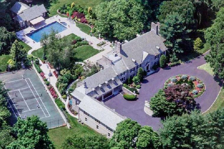 An image from the listing of Pat Croce's Villanova estate on Realtor.com.