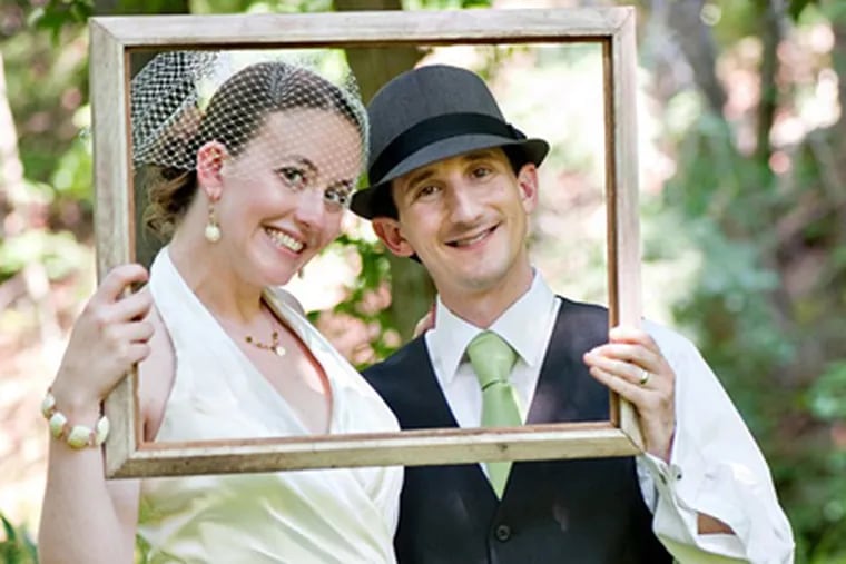Roxanne Halpine & Fritz Ward were married June 20, 2010 in Rose Valley. (Jenn Link Photography)