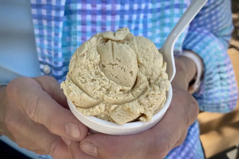 Sweet potato pie ice cream from Dre's Ice Cream.