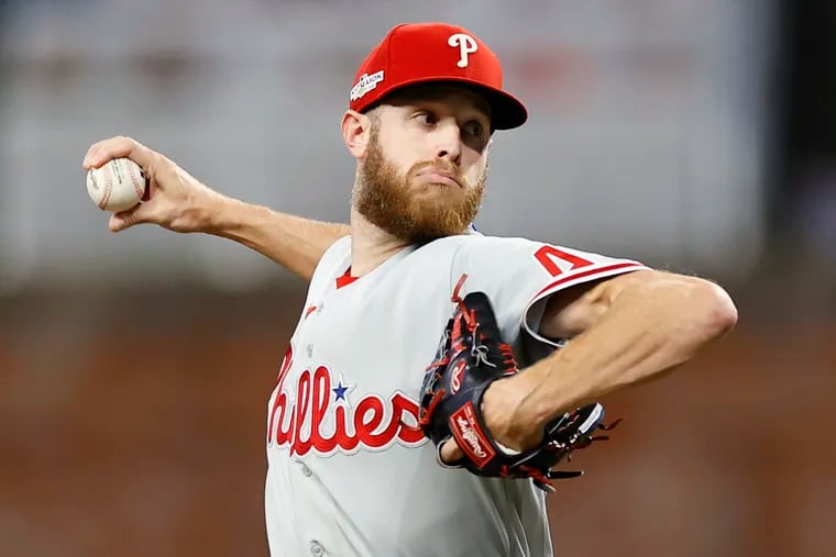 Zack Wheeler is lined up to be the Phillies' starter in Game 1 of the NLCS on Tuesday.
