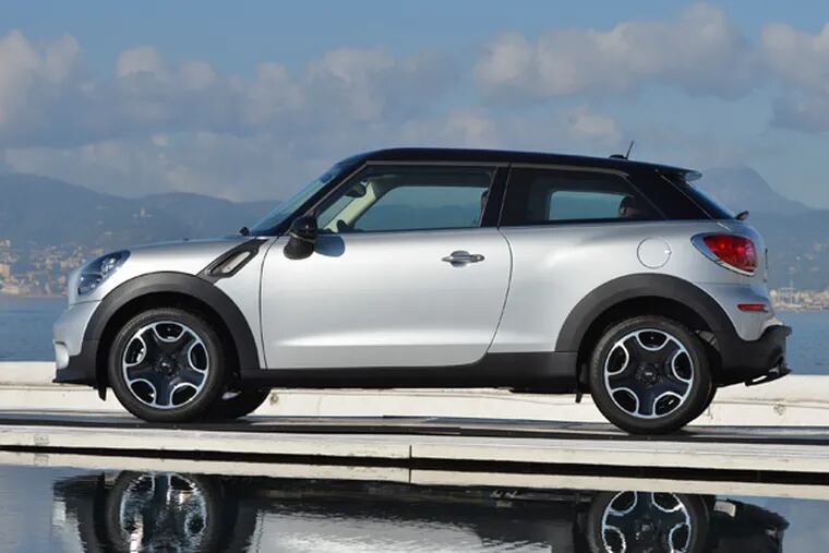 The 2013 Mini Paceman is the brand's seventh model in its 12 years under BMW. (BMW/MCT)
