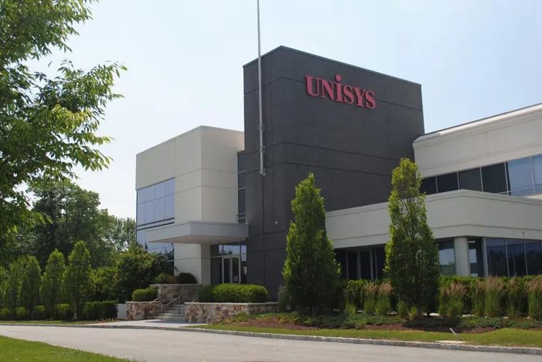 Unisys headquarters in Blue Bell. The company’s shares rose sharply after it reported steady sales last week. S&amp;P says the company should benefit more than most tech giants from tax reform