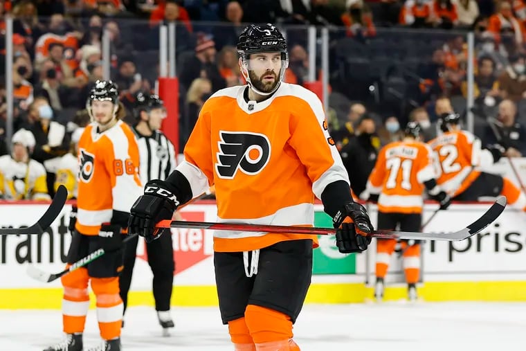 Flyers defenseman Keith Yandle tied Doug Jarvis' all-time consecutive games played record of 964 on Monday vs. Dallas.