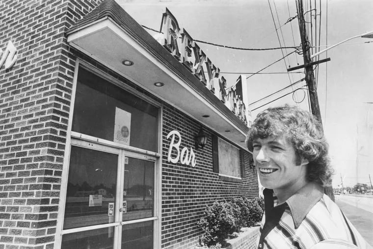 The Flyers’ Bobby Clarke stops by at Rexy’s Bar on Black Horse Pike in South Jersey, the team's hangout during their Stanley Cup era.