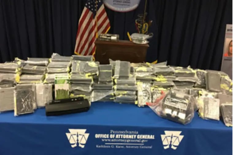 More than $23 million worth of cocaine was stored in a North Philadelphia warehouse. Six men were charged with various drug offenses in connection with the seizure.
