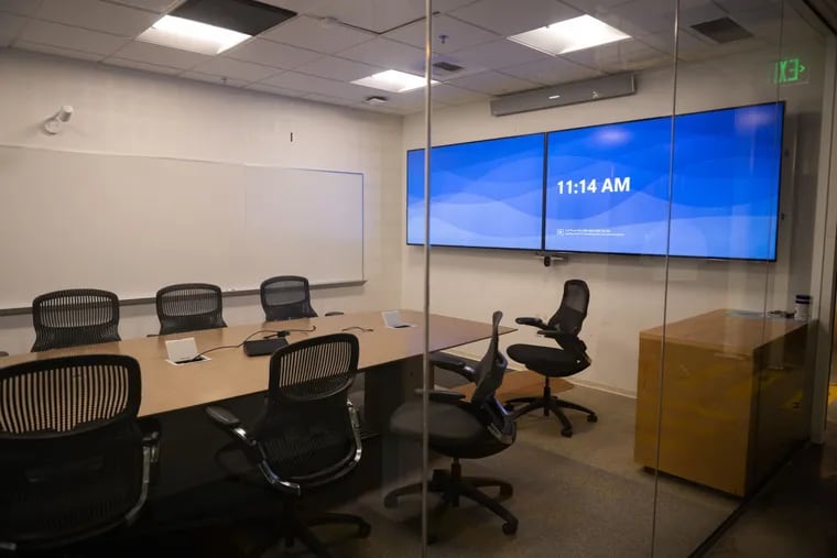 A conference room at The Hive, a Microsoft Corp. test center, in Redmond, Wash., in 2022. Microsoft Corp. has begun calling employees back to its headquarters in recent weeks, but its return-to-office strategy hinges on hybrid work.