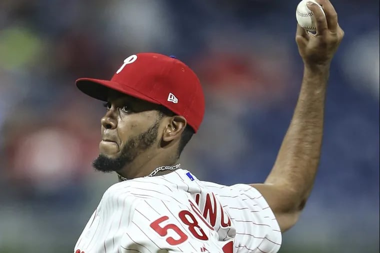 Phillies pitcher Seranthony Dominguez has gotten off to a historic start in the major leagues.