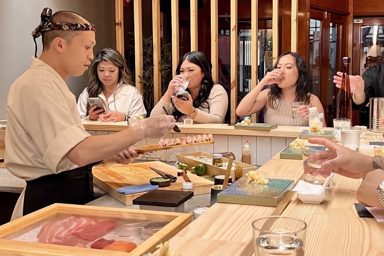 Kichi Omakase offers a 15-course sushi dinner in only an hour