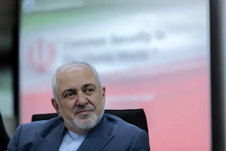 In this Aug. 29, 2019 file photo, Iranian Foreign Minister Mohammad Javad Zarif attends a forum titled "Common Security in the Islamic World" in Kuala Lumpur, Malaysia. In an interview published by CNN Thursday, Sept. 19, 2019, Zarif warned that any U.S. or Saudi military strike on Iran will result in "all-out war."