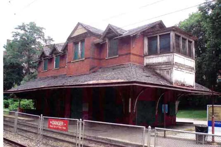Designed by Frank Furness, the 1878 Tulpehocken station on the R8 Chestnut Hill West rail line will get an exterior makeover as part of one project refurbishing seven stations on the line.