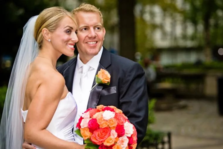Kelly Schoenwald and Josh Lewis were married September 26, 2009 in Philadelphia. (Faith West Photography)