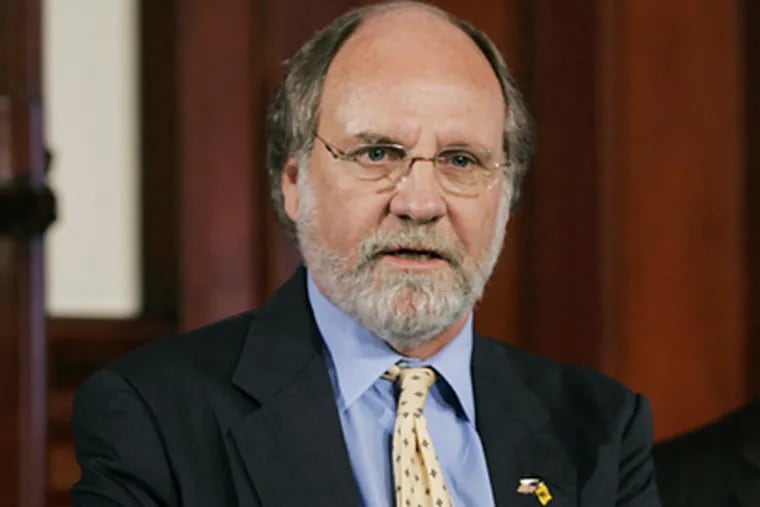 Gov. Corzine said in May that nearly all rebates would end because of the recession.  (AP Photo/Mel Evans, FILE)