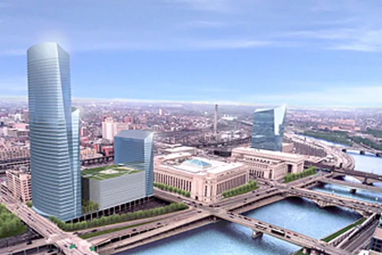 Brandywine Realty Trust's planned Cira II project in West Philadelphia looks like the new home for up to 1,500 BlackRock Inc. investment workers.