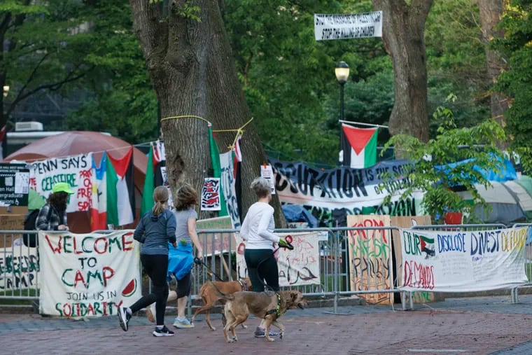 The pro-Palestinian encampment at the University of Pennsylvania