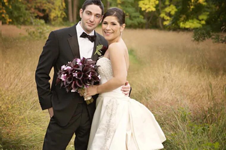 Melissa Grasso and John Russo were married October 10, 2009 in Gladwyne. (Sarah DiCicco)