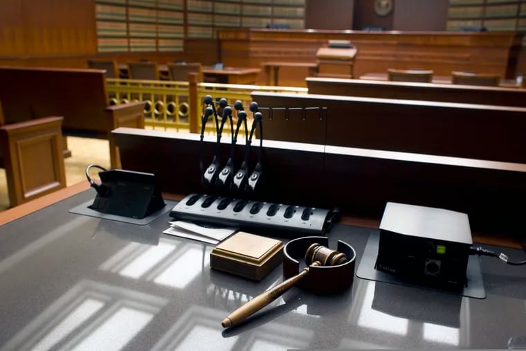 File photo of a courtroom.