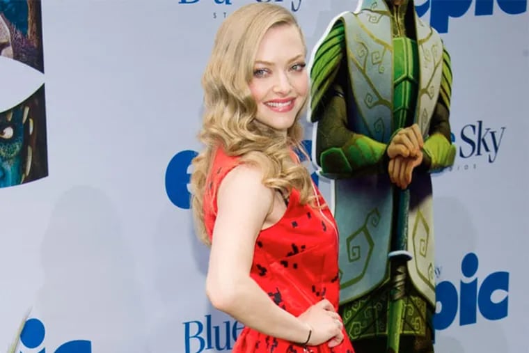 Amanda Seyfried attends the premiere of "Epic." (AP Photo)