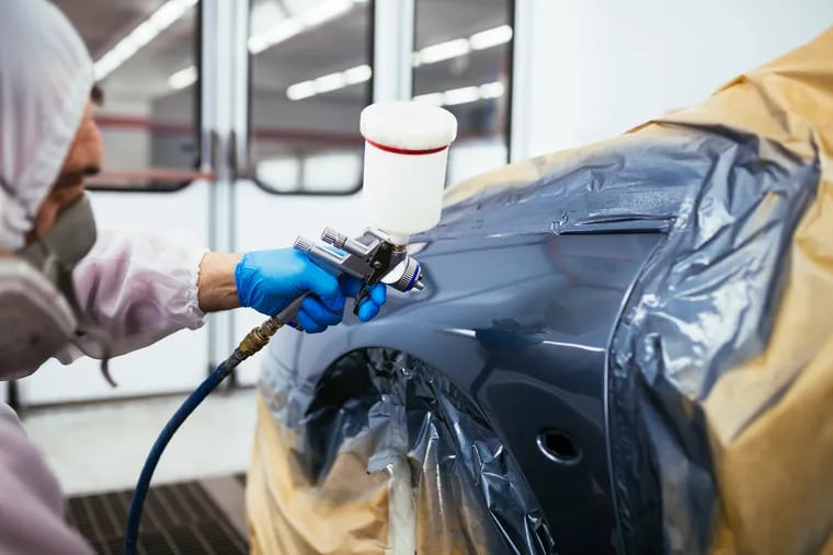Different body shops offered varying quotes for repair work like repainting a car, although price had nothing to do with satisfaction.
