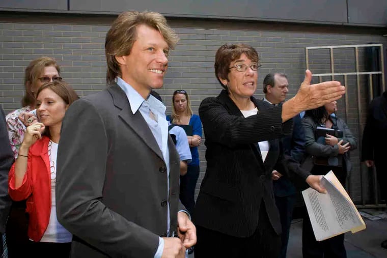 Jon Bon Jovi and Sister Mary Scullion pictured together in this file photo.