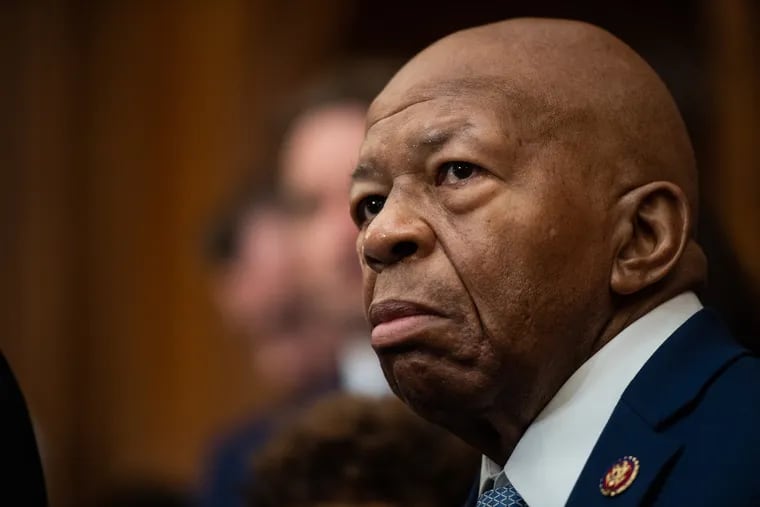 Rep. Elijah Cummings, D-Md., is shown at a news conference in January. Cummings is the chairman for the House Oversight and Reform Committee.