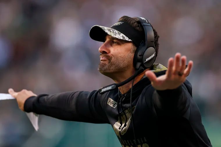 Nick Sirianni is taking the Eagles to the playoffs, but he's not in the running for NFL coach of the year.